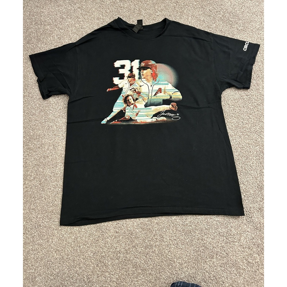 Arizona Diamondbacks T-Shirt Mens L Black Excellent Joc Pederson #31 Graphic
